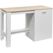 BASIC by Balculina Kücheninsel Andy 138 x 56 x 91 cm Weiß