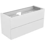 Keuco Waschtischunterschrank Edition 11 140x70x53,5cm, Lac s-matt, Gl. we sat.