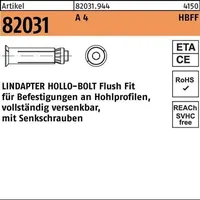 Industrial Quality Supplies ART 82031 LINDAPTER-Hollo-Bolt A 4 HBSTFF