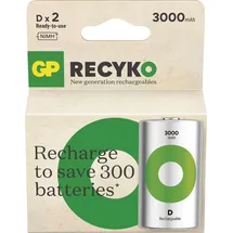 GP Recyko D 3000 mAh 2 St.