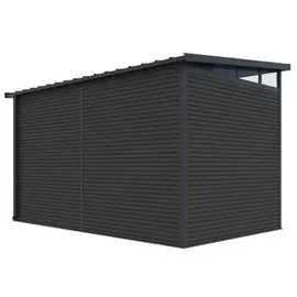 Weide Gartenhaus 3,38 x 2,18 m Anthrazit