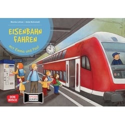 Eisenbahn fahren mit Emma und Paul. Kamishibai Bildkartenset