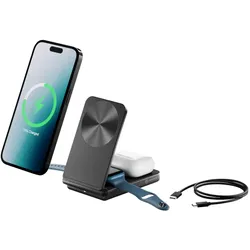 Alogic A31FWCBK, Drinnen, USB, Kabelloses Aufladen, Schwarz