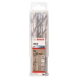 Metallbohrer HSS-G, DIN 338, 12 x 101 x 151 mm, 5er-Pack