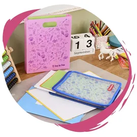 Step By Step Faltbare Heftbox Pink