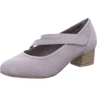 Jana Pumps mit Riemen Kleiner Absatz Vegan, Braun (Stone),