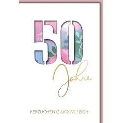 Geburtstagskarte Zahl 50 526550 Bild