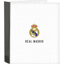 Safta REAL MADRID DIN Folio 25 mm Weiß/Grau