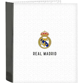 Safta REAL MADRID DIN Folio 25 mm Weiß/Grau
