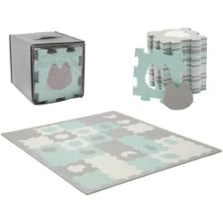 Kinderkraft Puzzlematte LUNO SHAPES, gruen