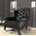 s-style möbel CHESTERFIELD-SESSEL Lento Schwarz vegan Leder