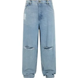 URBAN CLASSICS Heavy Ounce Knee Cut Baggy Fit Blau 40
