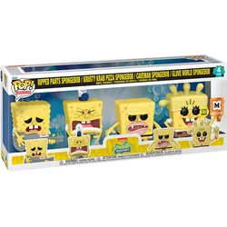 Funko - POP! - Spongebob Squarepants - Spongebob Exclusive 4-Pack