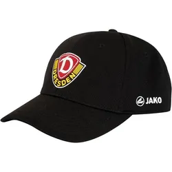 JAKO Herren Fan-Kopfbedeckung Dynamo Dresden Cap, schwarz, ONE SIZE
