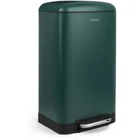 Les Collectors Tret-Mülleimer N°701 grün aus Edelstahl, 30 Liter
