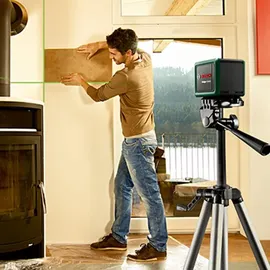 Bosch Quigo Green Kreuzlinienlaser mit Stativ