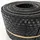 zaunzu® Sichtschutzstreifen 10 x 255 cm Schwarz Rattan 10 St.