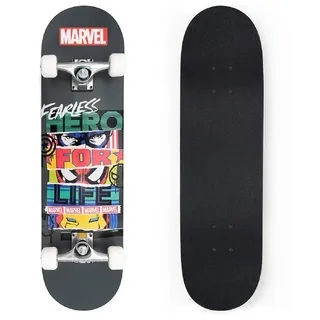Marvel Wooden (Holz) Skateboard MARVEL Fearless 79x20x10cm Alu-Achse (9984)
