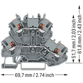 WAGO GmbH &amp; Co. KG Doppelstockklemme 2202-2201