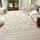 OTTO home Teppich OTTO HOME "Bonvo" Gr. 1, beige, B:60cm H:19mm L:90cm, Kunstfaser, Teppiche, Fransenteppich Teppich, mit Fransen, Hoch-Tief-Struktur, Wohnzimmer, Schlafzimmer, Boho-Style