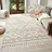 OTTO home Teppich OTTO HOME "Bonvo" Gr. 1, beige, B:60cm H:19mm L:90cm, Kunstfaser, Teppiche, Fransenteppich Teppich, mit Fransen, Hoch-Tief-Struktur, Wohnzimmer, Schlafzimmer, Boho-Style
