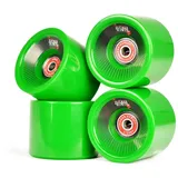 JUCKER Hawaii Longboard Rollen Allround Cruiser Wheels Kahuna inkl. Kugellager und Spacer