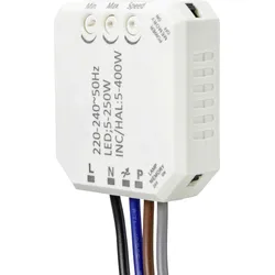 Sygonix SY-4697884 Unterputz Dimmer Geeignet für Leuchtmittel: Halogenlampe, LED-Lampe, Glühlampe