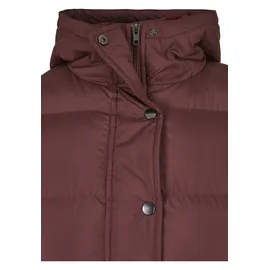 URBAN CLASSICS Hooded Puffer Jacke Bordeaux XS