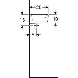 Geberit Renova Compact Handwaschbecken 40 x 25 cm (272141)