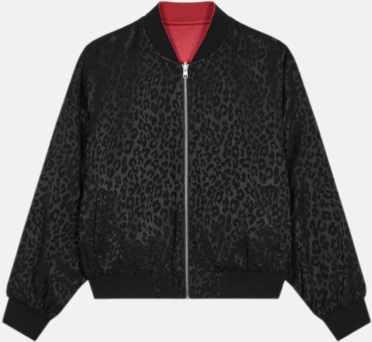 Wendbare Bomberjacke Schwarz XS