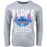 Lilo & Stitch Langarmshirt Disney Lilo & Stitch in Grau | Gr.: 104
