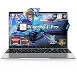 NIAKUN 15,6 Zoll Gaming Laptop Notebook, AMD Ryzen 5 7430U Prozessor (bis zu 4.3Ghz) 16GB RAM 1TB SSD Gamer Laptop Computer mit beleuchteter Tastatur, FHD 1920x1080P, 6000mAh, Type-C
