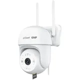 ieGeek Überwachungskamera 6MP überwachungskamera außen 360 Grad PTZ Wlan IP Kamera Outdoor (Aussen, Außen, AuBenbereich, Farbe nachtsicht,2-Wege-Audio,IP66, H.265/H.264,mit Alexa, Auto-Tracking & 8-facher Digitalzoom,Echtzeit-APP-Benachrichtigung, TF-Kartenspeicherung)