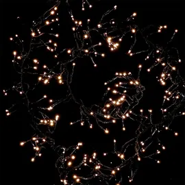 Lumineo Cluster 288 LED warmweiß außen 2,6 m schwarz -