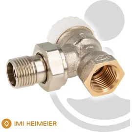 HEIMEIER V-exakt II Thermostatventil Eck 3/8 Zoll vernickelt