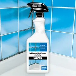WEPOS Schimmel Entferner chlorhaltig, 750 ml, gegen Schimmel Stockflecken Bakterien, mit Bleichwirkung