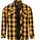 Bores Lumberjack Jacken-Hemd Basic Schwarz/Gelb 2XL