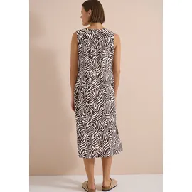 Cecil Midikleid Zebraprint Braun M