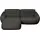 BeType Ecksofa BETYPE "Be Fluffy Mega Sofa, bequem, viel Platz, Breite 289cm, L-Form", grau (anthracit), B:289cm H:87cm T:184cm, 100% Polyester, Sofas, Ecksofa, Softes Sitzgefühl, moderne Kedernaht, hochwertiger Bezug