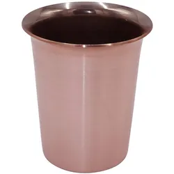 2110-06 Kupferbecher mit Edelstahlbeschichtung und Filz-Manschette in Wollfilz-Verpackung / Ø 8cm /