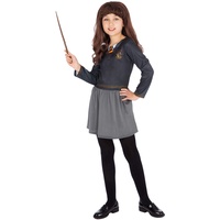 Harry Potter Mädchen Kostüm Kleid Hermione Schwarz 116