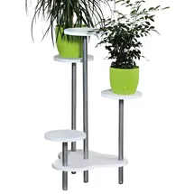 KESPER Blumenständer 46 x 64,5 x 72,5 cm Weiß/Silber
