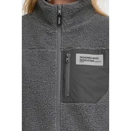 Oxmo Plüschjacke OXAbby in grau | Gr.: XS