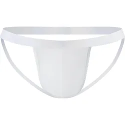 Transparenter Jock Strap, weiß, S-L