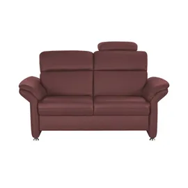 meinSofa Einzelcouch Leder 2-Sitzer Beige