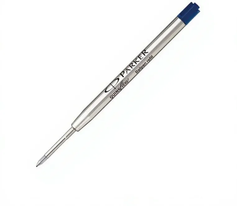 Parker Quink Flow F blaue Kugelschreiberminen (Einzelpackung)