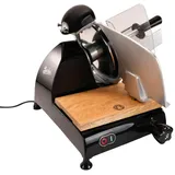 Berkel Red Line 250 Schwarz Original Profi-Aufschnittmaschine, Messerdurchmesser 250 mm mit integriertem Schleifapparat + von Hand gefertigtem Schneidebrett | VK: 1108- €