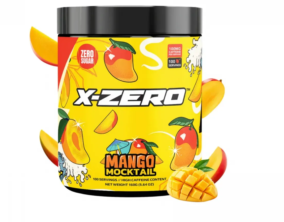 X-Gamer X-Zero Mango Mocktail - 100 Portionen
