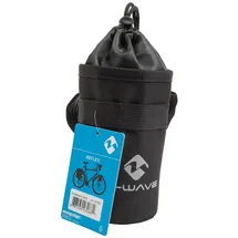 Mwave Amsterdam Bottle Iso Getränketasche - Isolierte Fahrradflaschentasche Schwarz