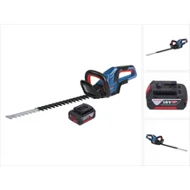 Bosch GHE 18V-60 Professional Heckenschere 18 V 60 cm Brushless + 1x Akku 4,0 Ah - ohne Ladegerät